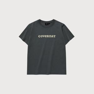 M 커버낫반팔티 CQK CO2502ST70-CH 우먼 쿨 코튼 쿠퍼로고 티셔츠 Charcoal