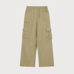 M 커버낫바지 CQK CO2501PT77-BE 우먼 멀티 카고 팬츠 Beige