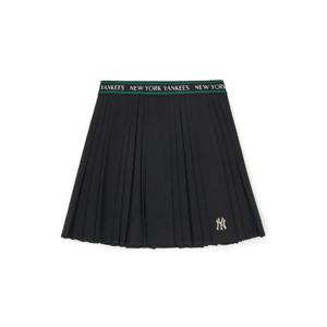 M MLB반바지 GQC 3FSKV0144-50BKS 여성 스포티브 바시티 플리츠 스커트 뉴욕양키스