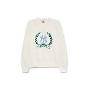 MLB긴팔티 GQC 3FMTG0134-50CRS 여성 클래식 스포츠 빅로고 오버핏 맨투맨 뉴욕양키스