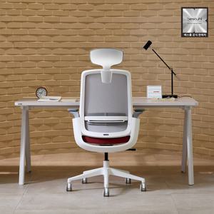 베스툴 MATE 화이트프레임 컴퓨터 책상 의자 MTG110LW
