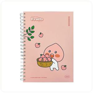 카카오 리틀프렌즈 프루티 인덱스 스프링노트 L 어피