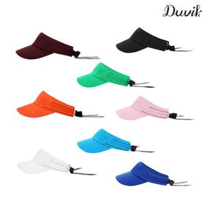 듀빅 여성 입체 자수 로고 리본 썬바이저 DF1WAP711