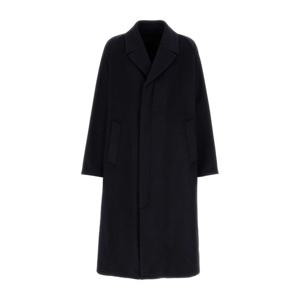 프라다 미드나잇 블루 울 블렌드 코트 SGC620SOOO12U5 F0008