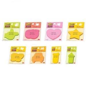 3M 포스트잇 강한 점착용 모양노트 사과 10개입