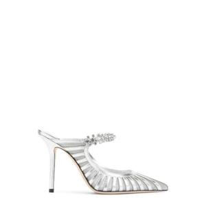 Jimmy Choo Bing 100 엠벨리시드 펌프스 BING100GDJ SILVER TP948605358