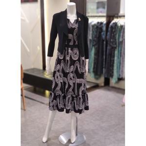[트리아나]MARIO소고 프린트 플리츠원피스AL1PA05