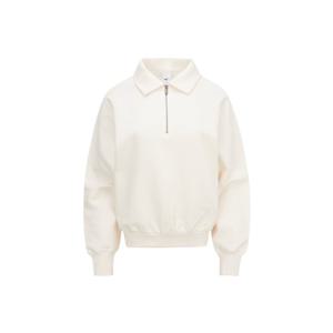 [미즈노(스포츠)]여성용 면폴리 혼방소재 하프집 크롭 맨투맨 32YC485048