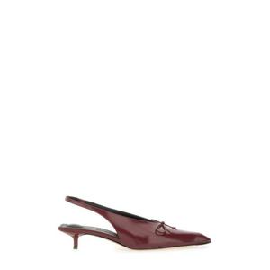 자크뮈스 여성 버건디 슬링백 힐 FOW00138AC1_8A03490