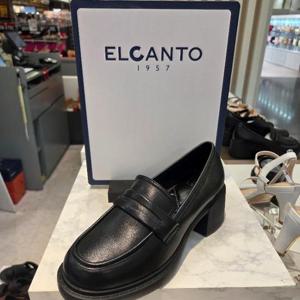 엘칸토 HC06 여성 청키 소가죽로퍼 6cm LCWD43U539