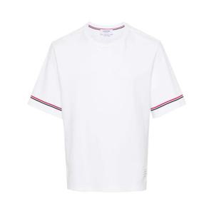 톰브라운 반팔 티셔츠 MJS282AJ0199100 WHITE