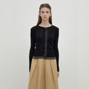 [올리브데올리브]오간자 프릴 포인트 가디건(OK5AD826-GB)