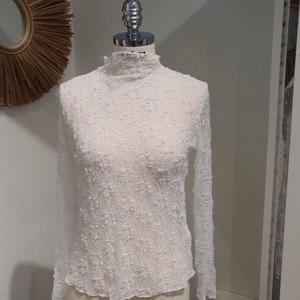 르피타 HC06 덤블 시스루 블라우스(화이트) L253BBL952