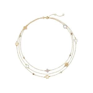 토리버치 트리플 스트랜드 플라워 참 네크리스 171662