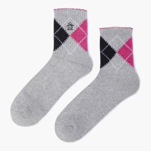 여성 아가일 패턴 삭스 그레이(MQ312LSO82)