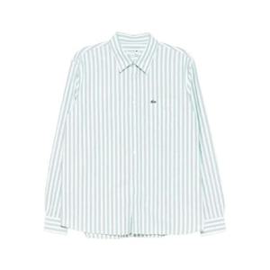 25 FW 라코스테 로고 아플리케 코튼 셔츠 CH562300291 TP441978191