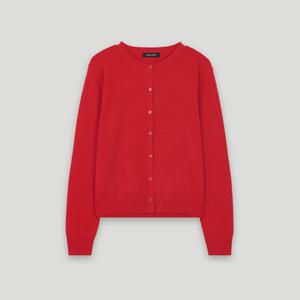 [코데즈컴바인]라운드넥 하프 골지 니트가디건 CKC-CD005W9