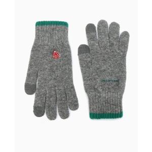 [질스튜어트핸드백][25FW]그레이쁘띠 라인배색 울캐시미어혼방 핑거홀 장갑JAGV5F272G2