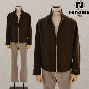 FW 카키 울 캐시미어 퀼팅안감 레귤러핏 블루종 점퍼 재킷 RPLMBU51AJD