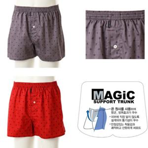 [비너스] 매쉬망주머니가 있는 매직트렁크팬티 VMP1952MR 면 80수 스퀘어나염 주머니 있는 남자보정팬티