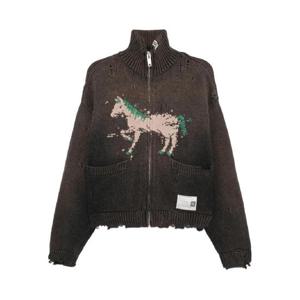 메종미하라야스히로 홀스 자수 가디건 A15CD511