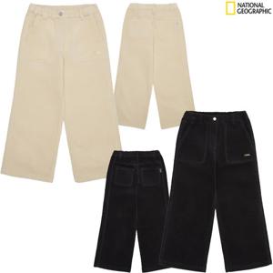 [내셔널지오그래픽키즈] 와이드핏 우븐 팬츠 (기모) K254GPT030