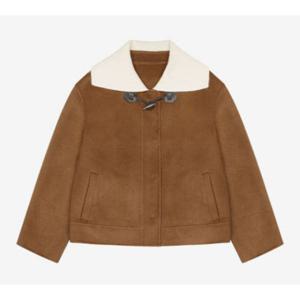 [SI][행복한백화점][SI]니트카라 토글단추 숏코트  SJJRZ0193