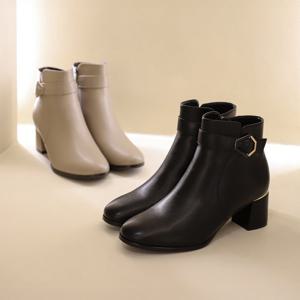 [25FW신상] 엘칸토 인텐스 여성 버클 앵클 부츠 5cm LCWA69I54V