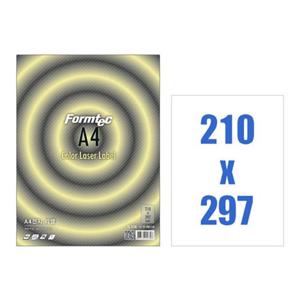 폼텍 칼라 물류라벨지 A4 CL3130 100매