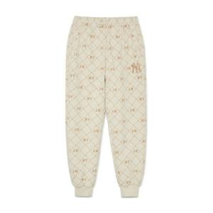 MLB바지 GQC 3APTM0134-50CRD 다이아 모노그램 전판패턴 자카드 조거팬츠