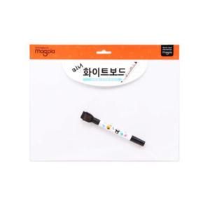 고무자석 미니 화이트보드 흰색 300x200mm 마그피아