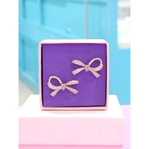 로뎀 세이브존05 Elegance 리본 은침 귀걸이2 RDE24030109