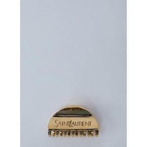 25 FW 생로랑 여성 로고가 각인된 헤어 클립  sla0259058gld