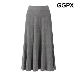 [지지피엑스]무지 골지 니트 롱 스커트 GP9SK040F