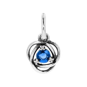 판도라 793125C09 블루 이터니티 서클 댕글 참 (9월 탄생석)