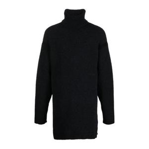 25 FW 오프화이트 오프화이트 데보스드 로고 터틀넥 스웨터 OMHF039F22KNI0011010 TP443283326