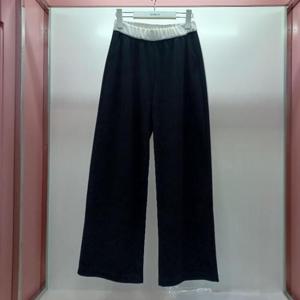 Latium HC06 스판 허리밴딩 니트느낌 편한 통와이드 바지팬츠 T2541pt01B