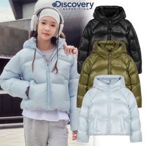 디스커버리키즈 DKDJ64056 여아 엘리아 글로시 다운 숏 패딩 오리털