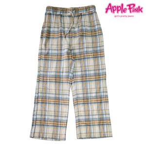 [애플핑크]체크 파자마 팬츠 (APUWR507GSY)