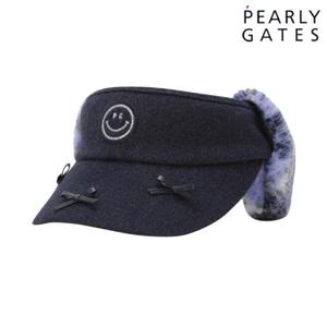 파리게이츠 (521E4CP481) 여성 스마일 배색 이어워머 썬바이저