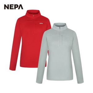 [네파]네파 여성 폴라텍 파워드라이 포켓 집업 티셔츠 7I65400