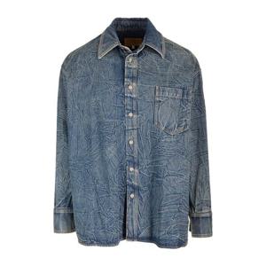 MM6메종마르지엘라 크럼플 데님 셔츠 SH0DT0015 993