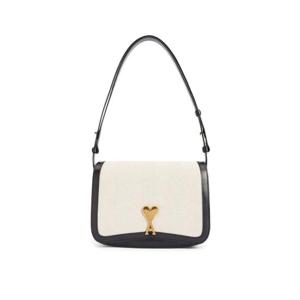 AMI Paris 투톤 숄더 백 FLL004AW0004