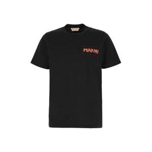 마르니 반팔 티셔츠 HUMU0198X0UTC446 00N99 BLACK