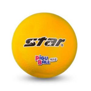 스타 레크레이션 피구공 4호 CB854-05 노랑 운동용품 (1개)