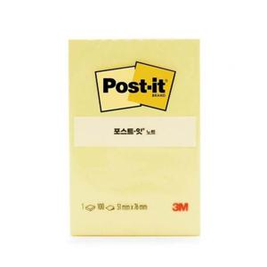 3M 포스트잇 일반 656 노랑/(51x76 100매) 갑(30개입)