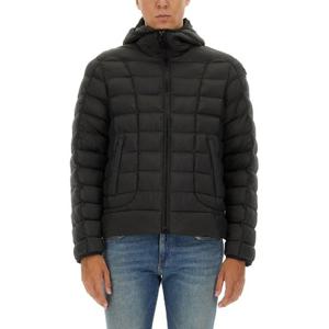 디젤 W-스톤 퀼티드 후드 집업 재킷 A14720 0BHAZ9XX