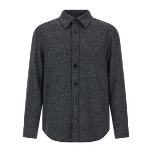 에르메네질도제냐 캐시미어 실크 멜란지 오버셔츠 UGV10A2SOT48