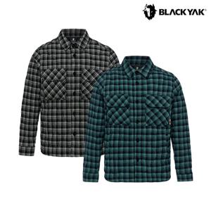 블랙야크 남성 히말라야 체크 패딩 셔츠 등산 남방 1BYYSWU001