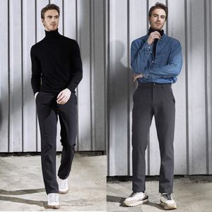 [제옥스][GEOX] 남성 라이크라 본딩기모 팬츠 G23FWPT01M